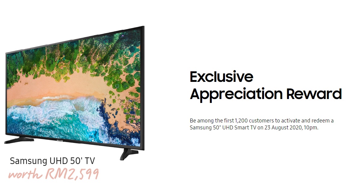 You Can Redeem a 50″ 4K TV With Every Purchase of the Samsung Galaxy