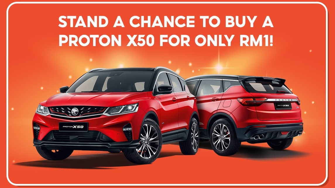 Shopee 11.11 Big Sale Offers Proton X50 for RM1 & 50% Discount Vouchers