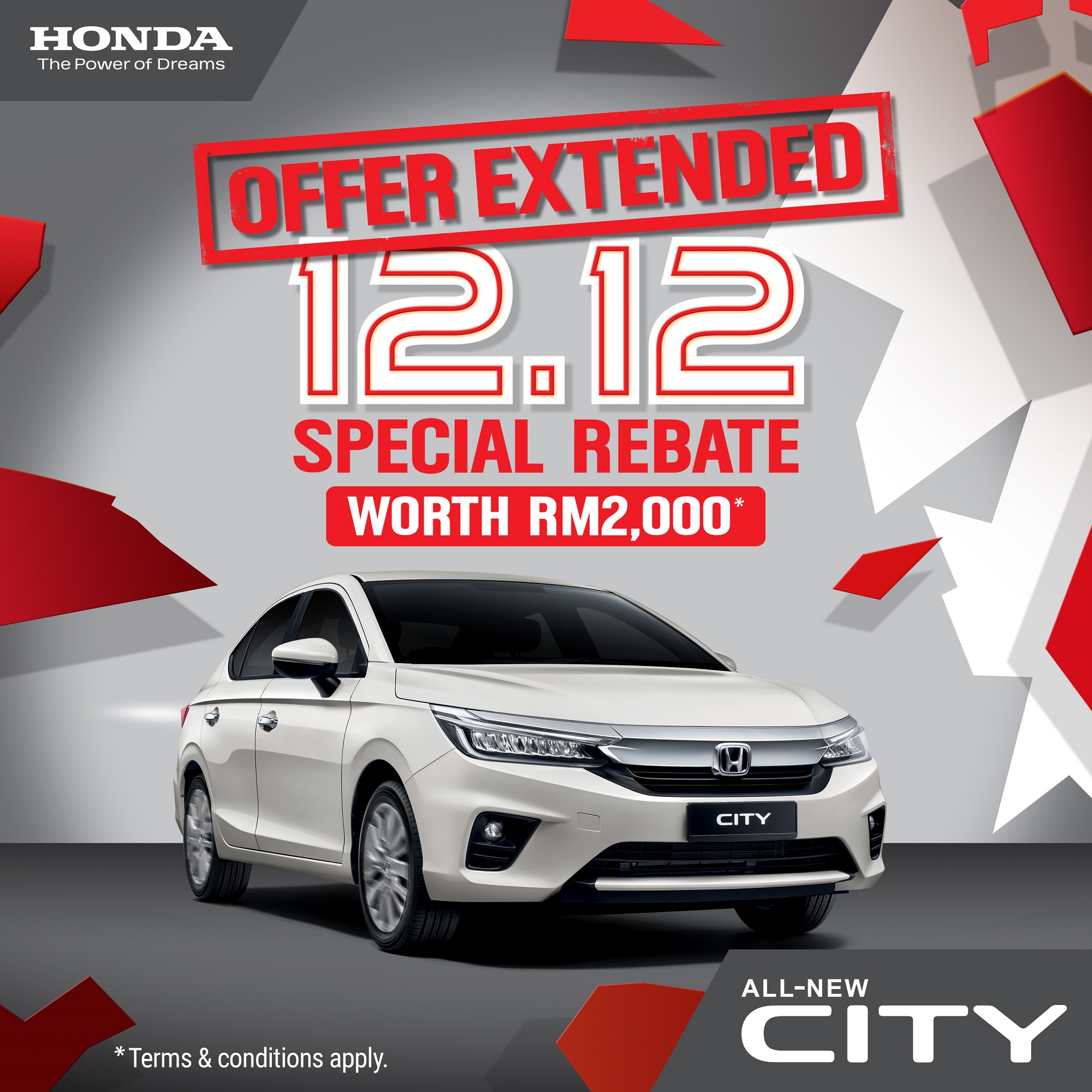 2020 Honda City RM2,000 Discount Extended to 31 December; 5,800 Units Delivered