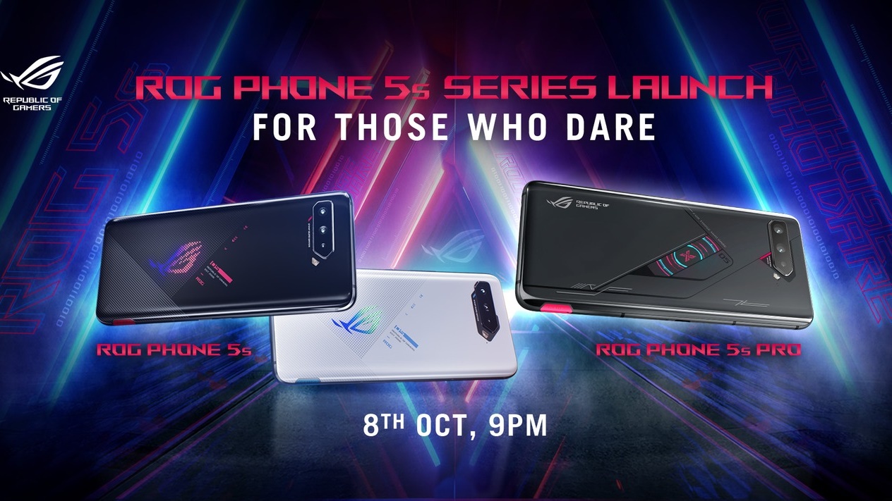 Asus ROG Phone 5s & 5s Pro Arriving in Malaysia 8 October