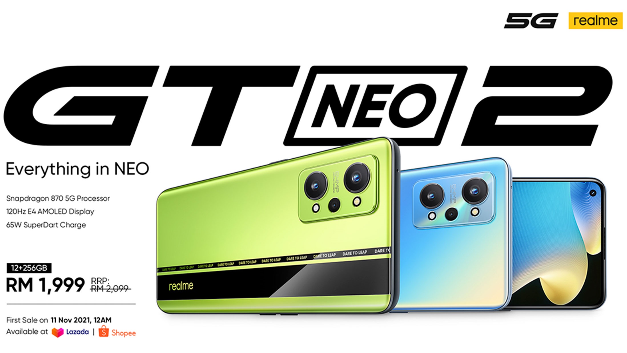Realme GT Neo 2 Launches in Malaysia for RM2,199 – Early Birds Get RM200 Discount