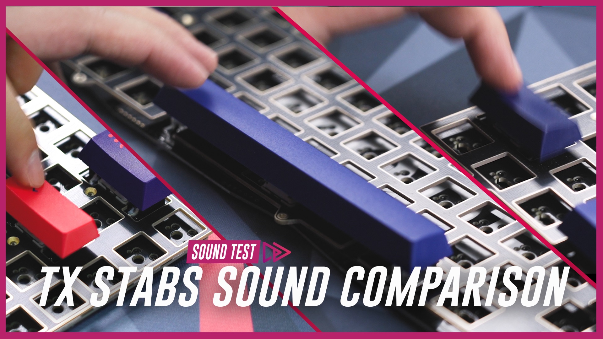 Custom Keyboard Stabiliser Showdown! TX vs. Staebies vs. Durock V2