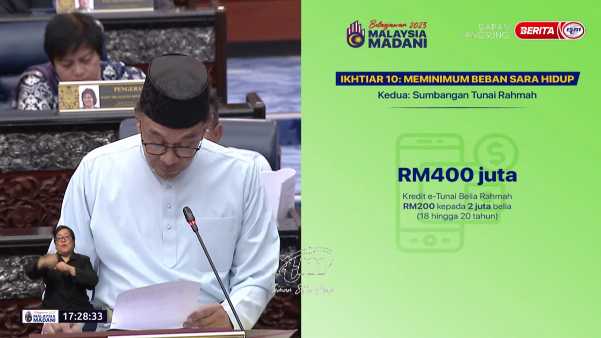 Budget 2023: Belia Rahmah Initiative Gives Youths RM200 eWallet Credit