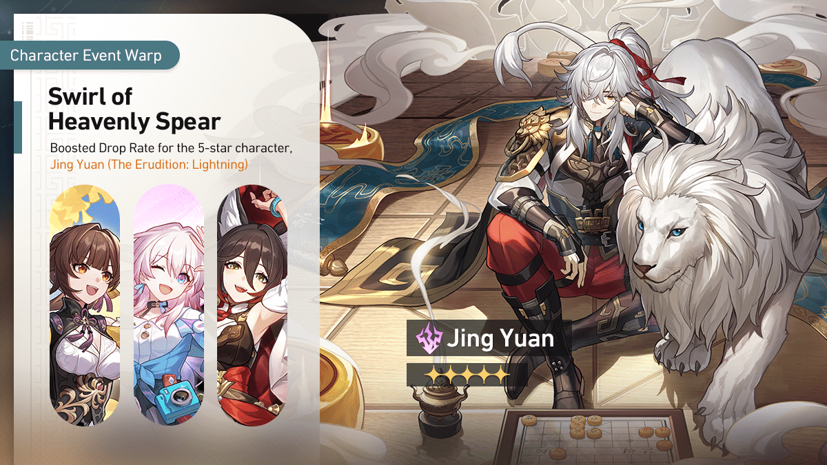 Honkai: Star Rail Jing Yuan Banner Arrives 17 May With Tingyun, Sushang, March 7th