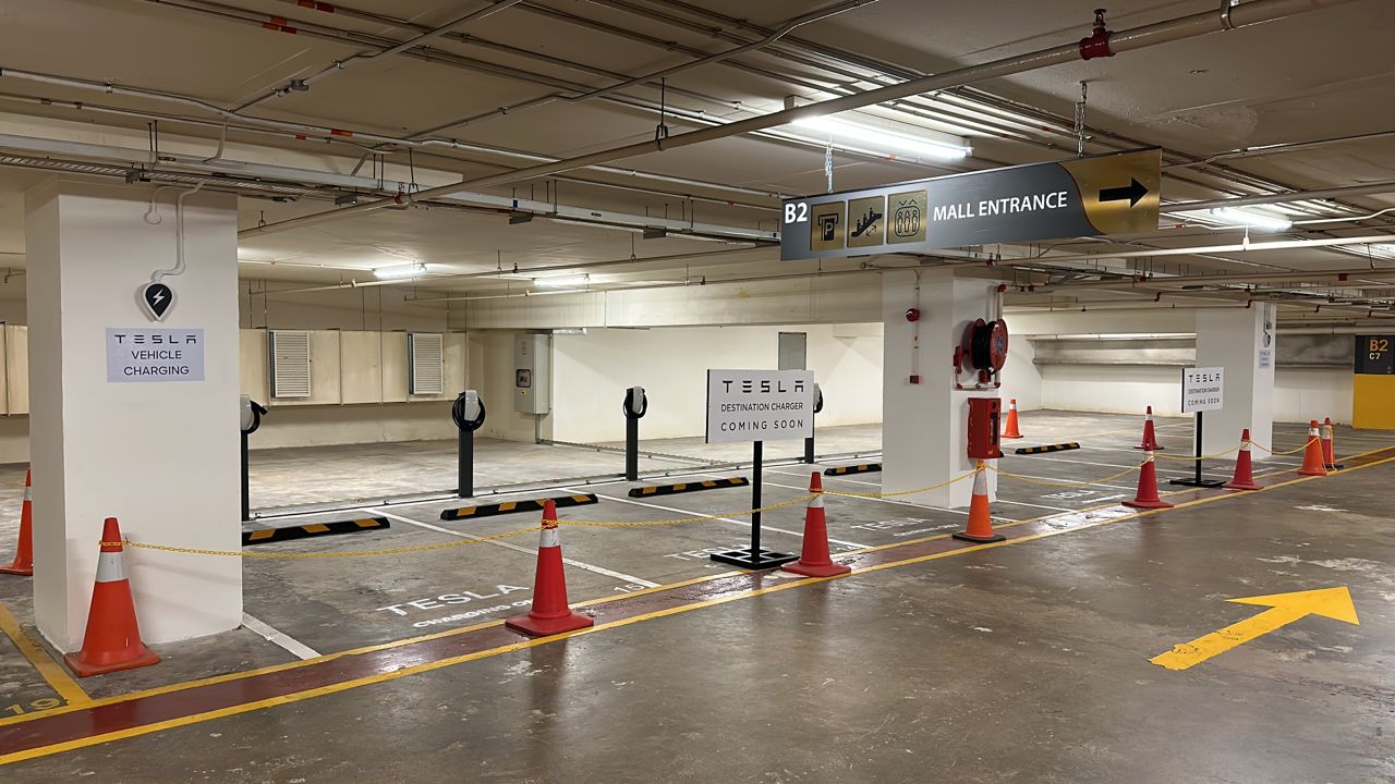 Tesla Destination Charger Spotted at Sunway Putra Mall, KL