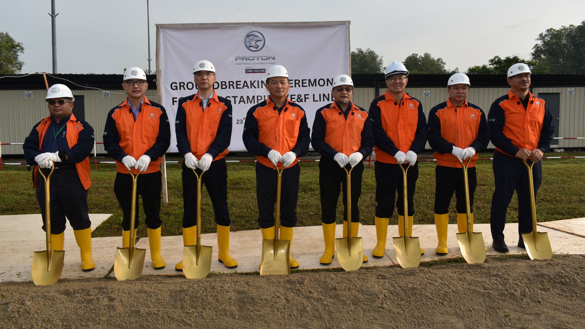Proton Breaks Ground on 2 New Stamping Lines at Tg Malim – RM253 Million Earmarked