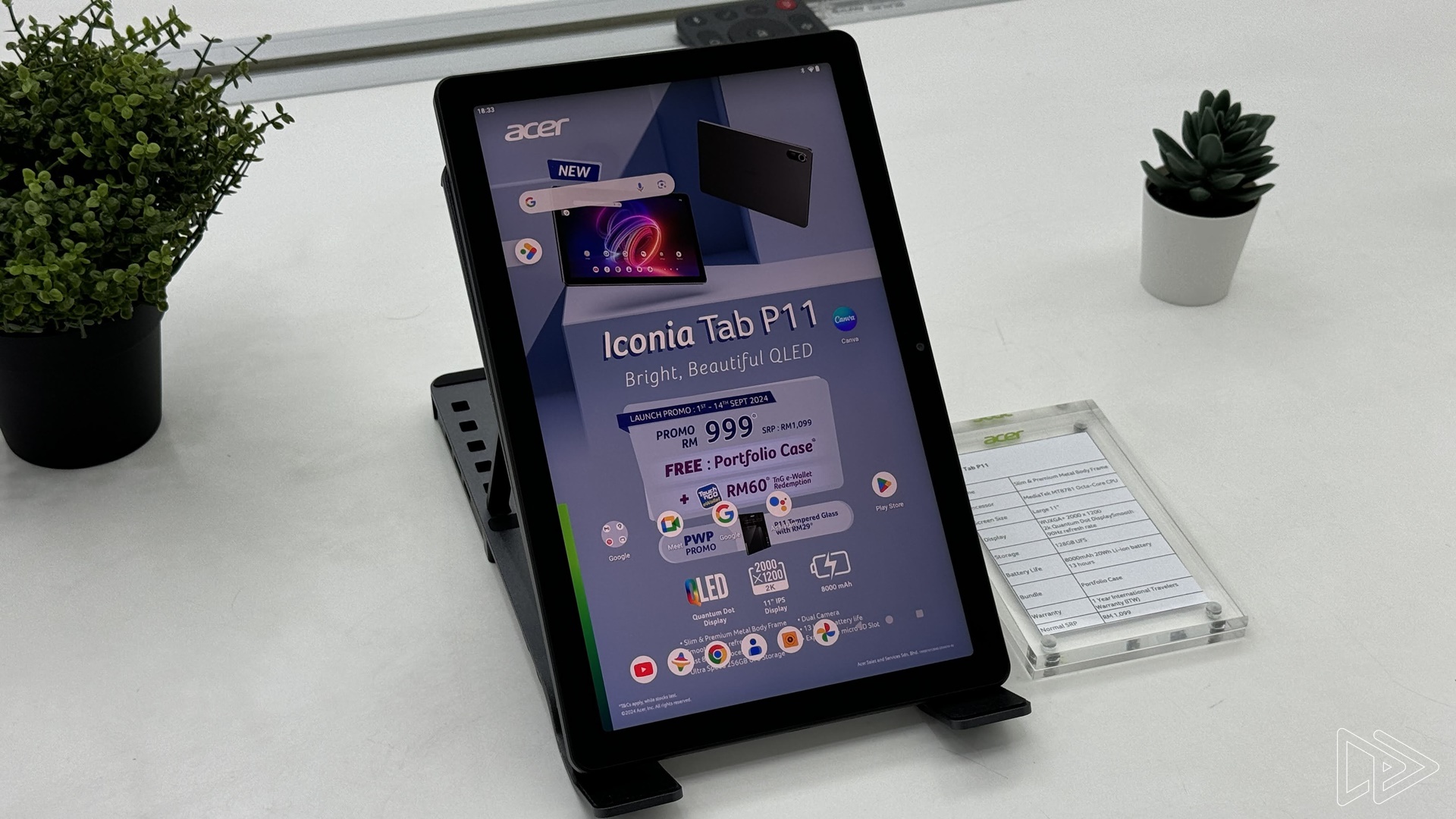 Acer Launches 2 New Android Tablets in Malaysia From RM699