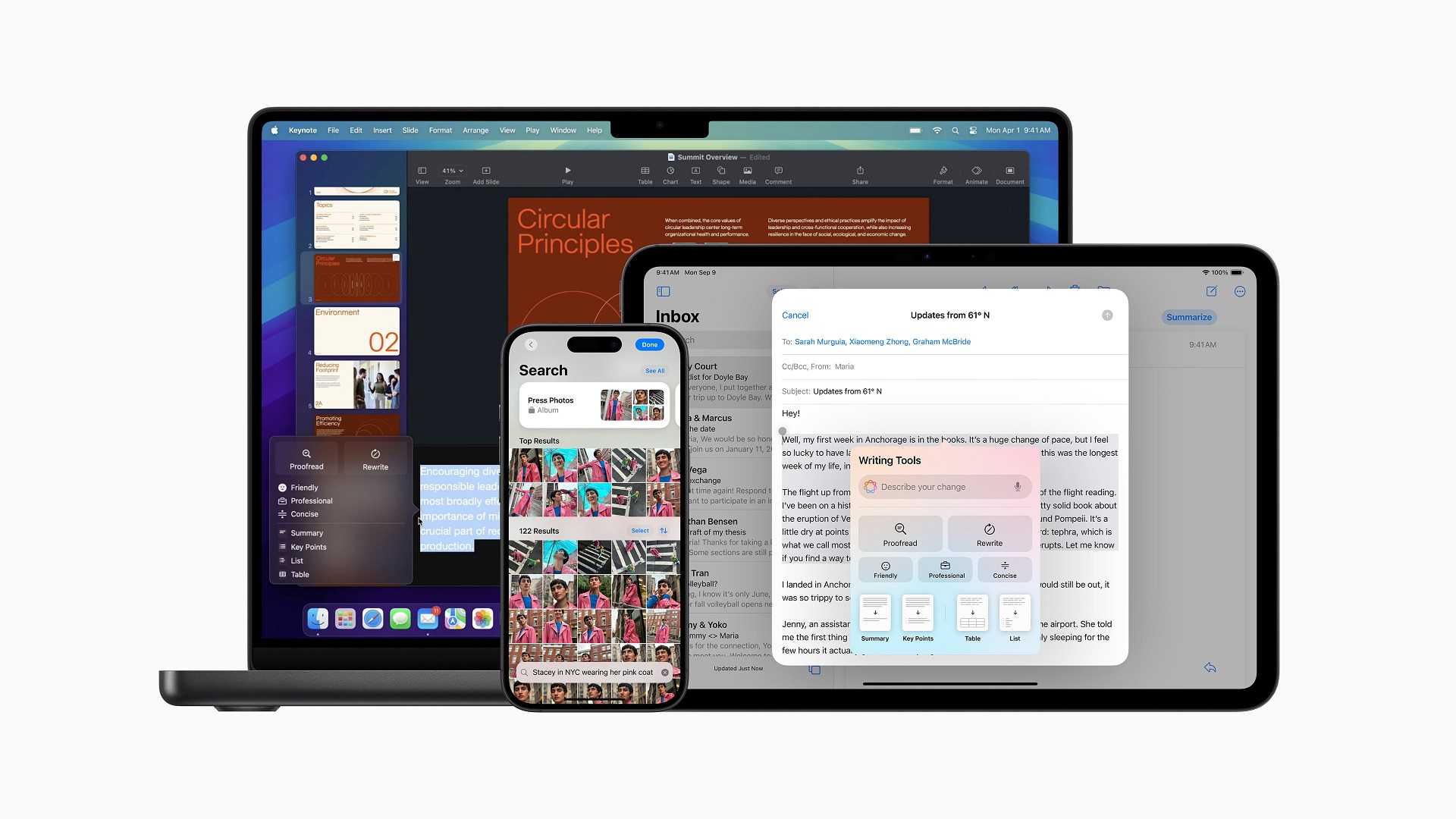 Apple Intelligence Now Available on iPhone, iPad, Mac