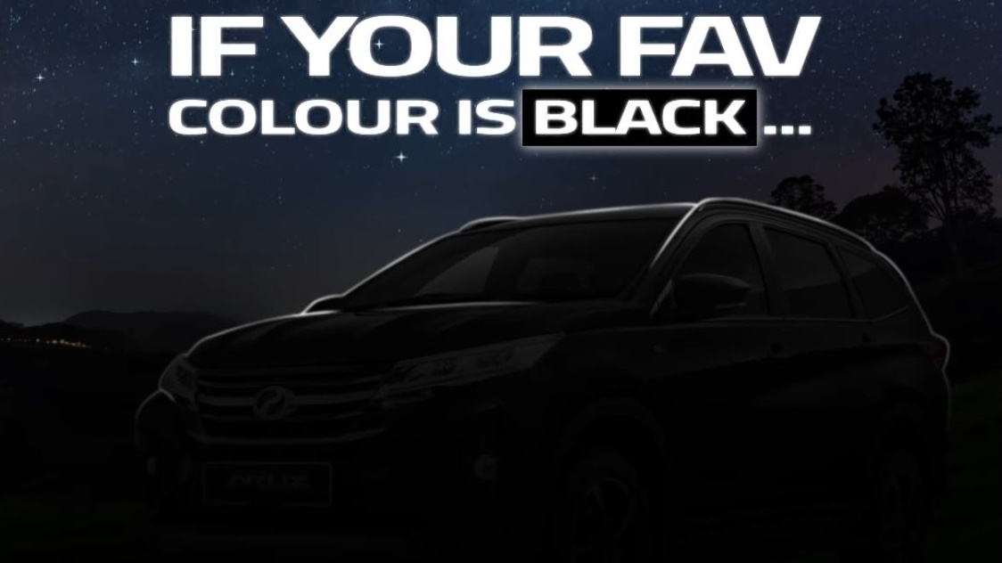 Perodua Aruz Black Edition Coming Soon