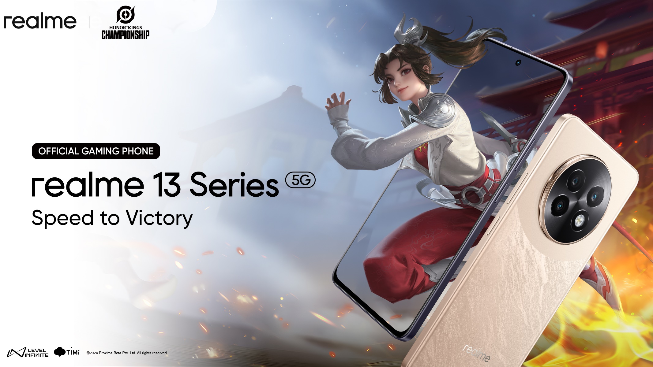 Realme 13 Series With Dimensity 7300E Coming to Malaysia 17 October – Official Honor of Kings Phone