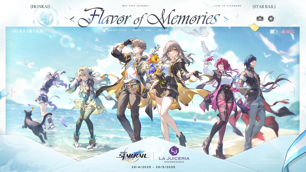 New Honkai: Star Rail x La Juiceria Event with Exclusive Drinks and Merch