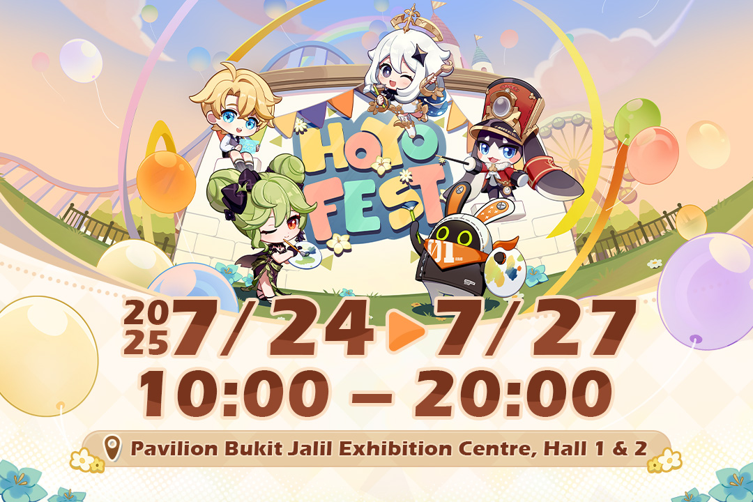 HoYo FEST 2025: Tickets On Sale 24 June – Starts From RM22, RM80