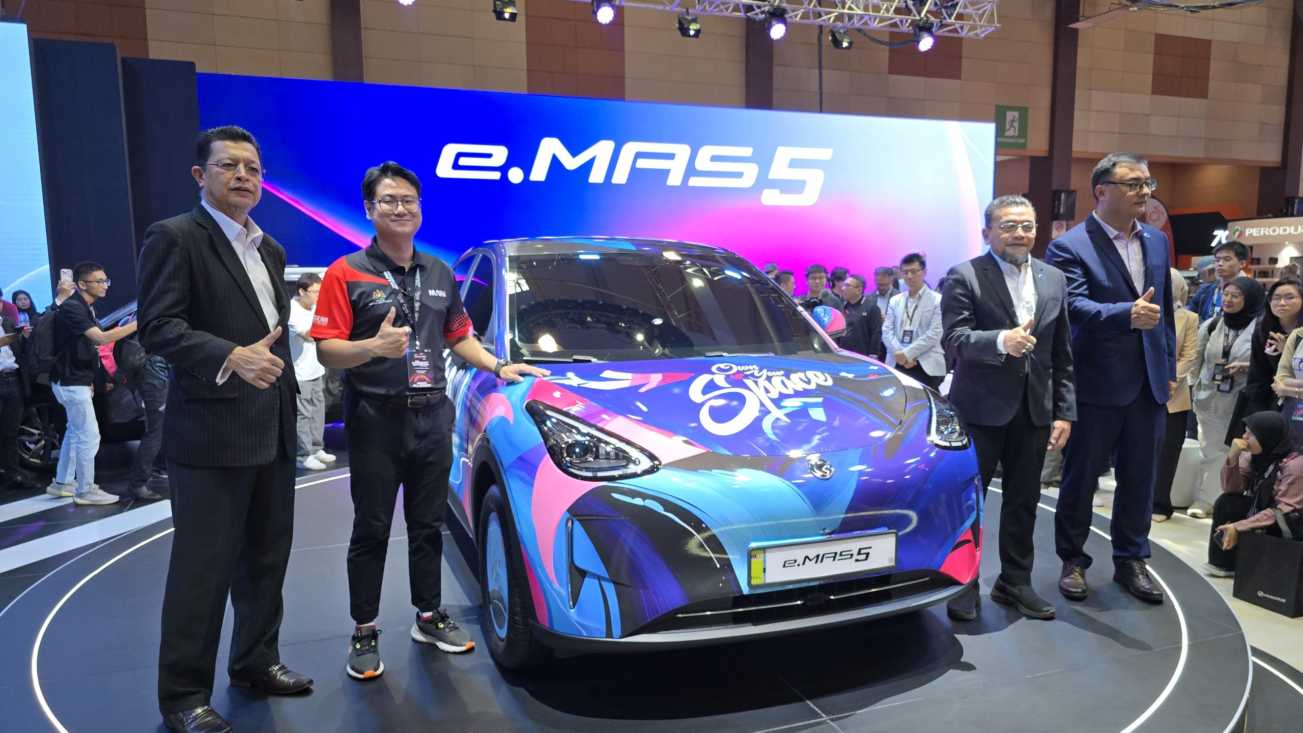 Proton e.MAS 5 Previewed At Malaysia Autoshow 2025